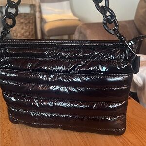 Clutch Handbag With Chain Link Handle